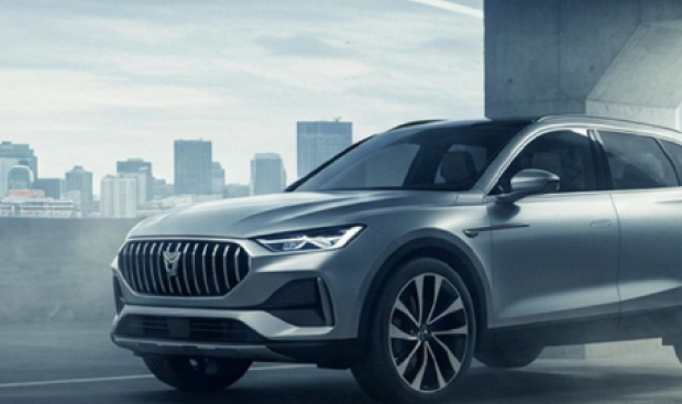 Luxury SUV background